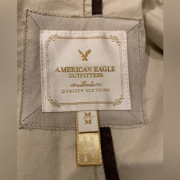American Eagle Khaki Utility Jacket Blazer - Picture 12 of 12
